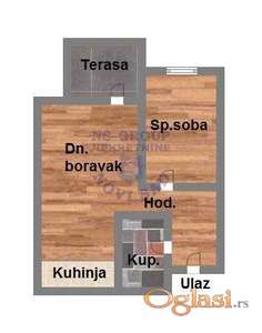 Telep dvosoban stan 43m2!