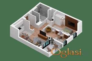 Dvoiposoban stan na prodaju 58m², Podbara - Novi Sad