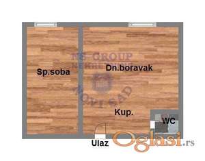 Garsonjera u izgradnji sa PDV-om Adice