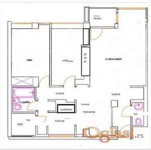 Blok 23 - dvoiposoban stan ID#5629