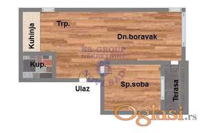 Jednoiposoban 41m2 Sadovi