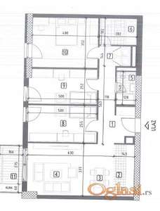 Nov troiposoban stan sa PDV-om na Bulevaru Nemanjića ID#7841