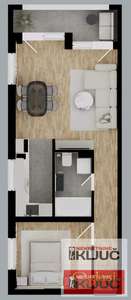 ADICE, 53m2, Dvosoban sa pdv
