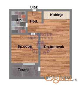 Odličan dvosoban stan u izgradnji na Telepu