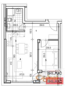 ADICE, 45m2, Dvosoban sa pdv