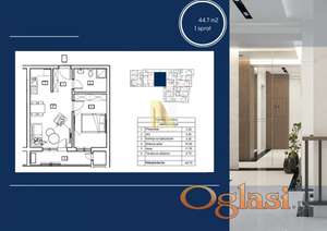 Dvosoban stan u izgradnji - Petrovaradin