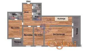 Troiposoban stan - izgradnja - 94 m2