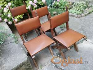 4 vintage stolice