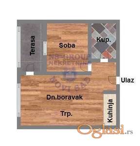 Jednoiposoban stan u izgradnji-Telep!