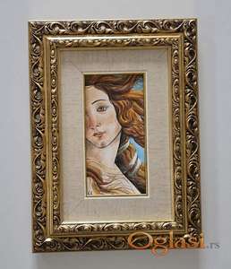 Slika - Venera, akril na platnu. Minijatura