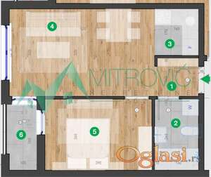 Telep, 37m2. Dvosoban stan. Povrat PDV-a. 