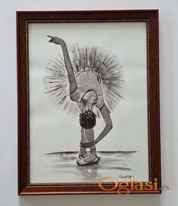 Akvarel - Balerina, prelepa slika!