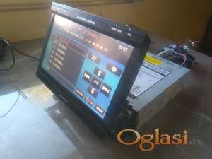 multimedija - audiovox - 7 inča - 1 din - preklop