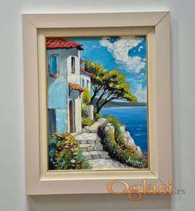 Ulje na lesonitu - More, slika dvadeset.