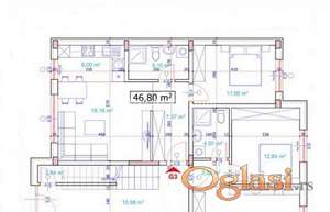 Veternik- Jednoiposoban Stan-Garaža 47 m2 u Pogodnom kraju sa Gratis Velikim Dvorištem 60 m2-065/385 8880