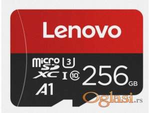 Lenovo 256 GB Micro SD/XC/TF Card A1/U3/Class 10 - Memorijska Kartica