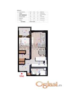 Stan 52,35 m2, drugi sprat - Kragujevac, Aerodrom, u izgradnji