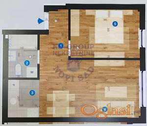 Odličan dvosoban stan u izgradnji na Telepu