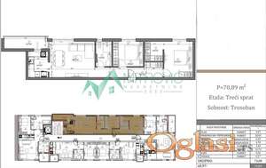 Trosoban stan u novogradnji – Telep, 70 m² (Šifra: 1004802) 