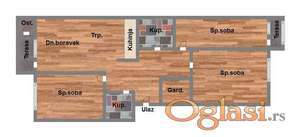 Četvorosoban stan na Telepu!