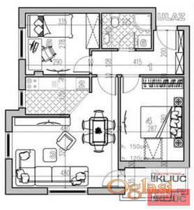 PETROVARADIN, 54m2, Dvoiposoban sa pdv, Izgradnja