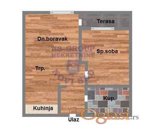 - 41m2 - Dvosoban stan u sambenom kompleksu - Trandžament -