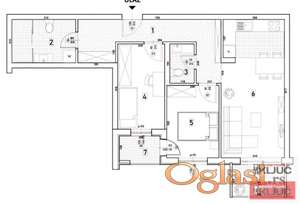 SOMBORSKI BULEVAR, 67m2, Trosoban sa pdv, Izgradnja