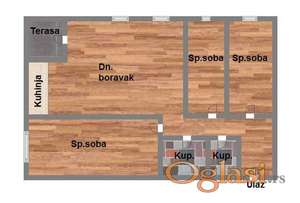 Troiposoban - 69m2 - Salajka!