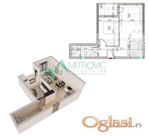 Sremska Kamenica - Kvalitetna zgrada - stanovi od 28m2 do 130 m2 