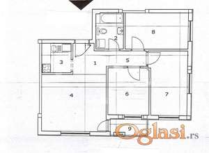 TROIPOSOBAN-BULEVAR EVROPE-KLJUČ U AGENCIJI