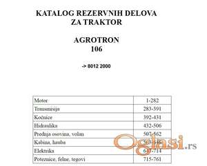 Deutz Fahr Agrotron 106 - Katalog delova