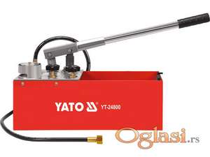 Ručna pumpa za ispitivanje pritiska cevnih sistema 12 L