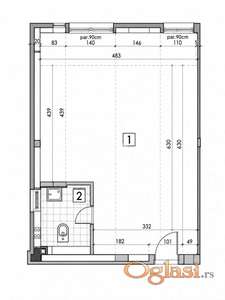 Moderan Stan u Izgradnji – Ledine, 29m2 ID#25600