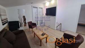 Izdaje se prostran stan na tri etaže, ukupne površine 140 m², kod Socijalnog.