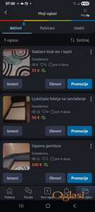 Prodaja polovnog nameštaja