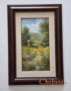 Ulje na platnu - Dolina suncokreta, prelepo!