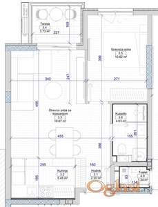 NOVI SAD - TELEP JUŽNI - 45.00 m2