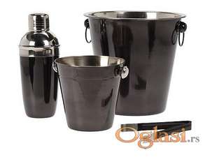 Cocktail Shaker set 4 in 1 - koktel set u crnoj boji
