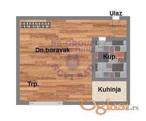 Stan na prodaju Petrovaradin 26m2, 565997