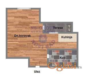 Jednosoban stan od 25m2 ~ Petrovaradin