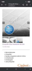 Ortopedik Silver naddušek