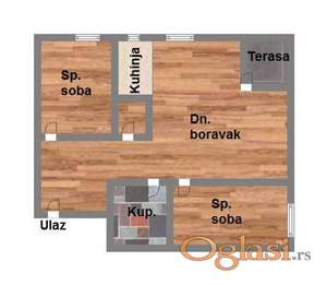 Odlican trosoban kod Instituta!