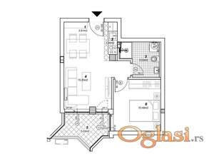 Stan NOVI SAD,TELEP - 39 m2 111150 €, ID: 1101413