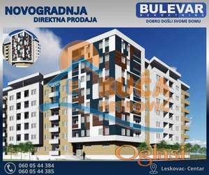 Novogradnja, direktna prodaja, širi centar, 47m2