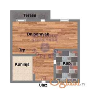 Sjajna nekretnina u izgradnji na Bulevaru Evrope. Jednosoban stan od 33m2, na 1.spratu.
