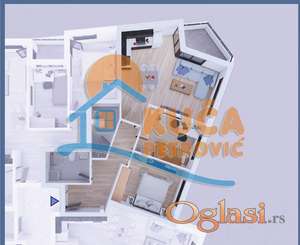 Novogradnja u blizini Keja, 2.5, 68 m2