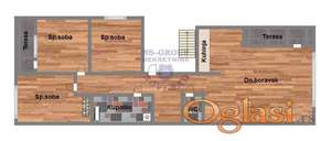 Četvorosoban stan u Petrovaradinu - 96m2