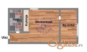 Jednoiposoban stan u izgradnji