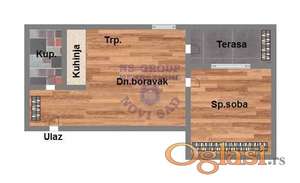 Dvosoban stan u izgradnji na Grbavici!