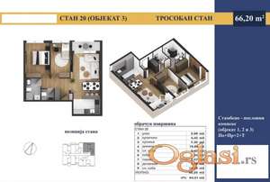 Fantastičan trosoban stan! Sa pdv-om!